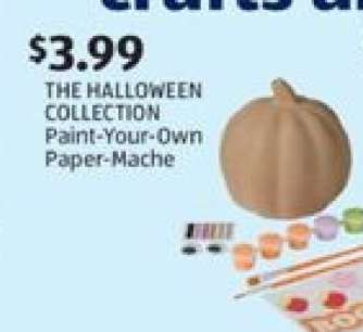 THE HALLOWEEN COLLECTION Paint-Your-Own Paper-Mache