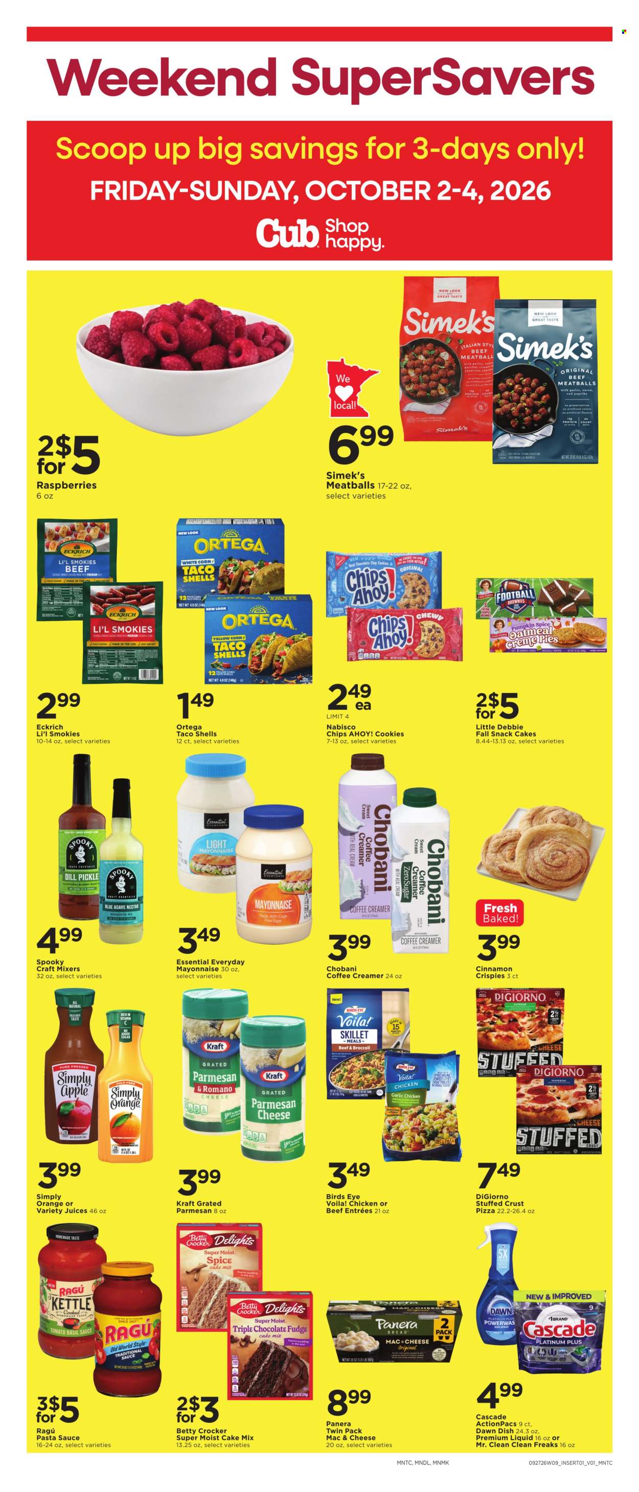 Cub Foods ad  - 09.27.2026 - 10.03.2026. Page 4