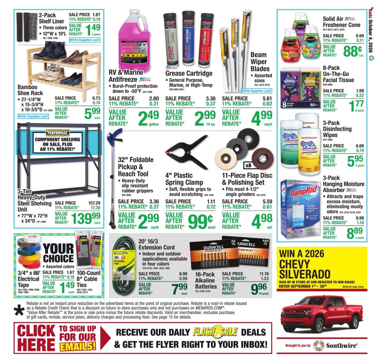 Menards ad  - 09.24.2026 - 10.04.2026. Page 24