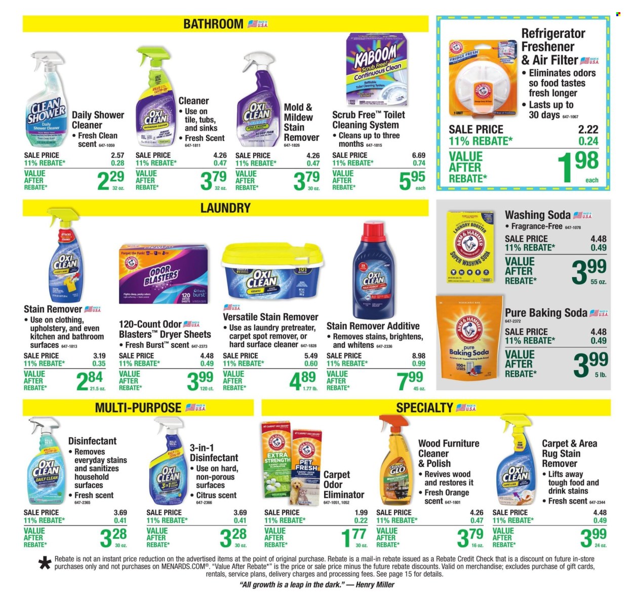Menards ad  - 09.24.2026 - 10.04.2026. Page 21