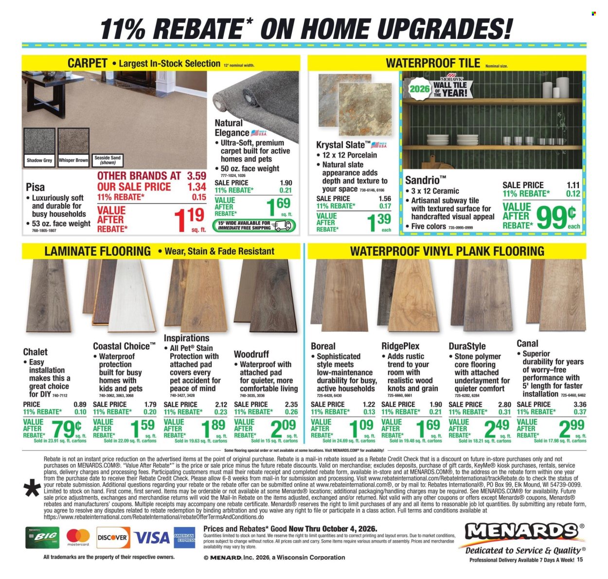 Menards ad  - 09.24.2026 - 10.04.2026. Page 22
