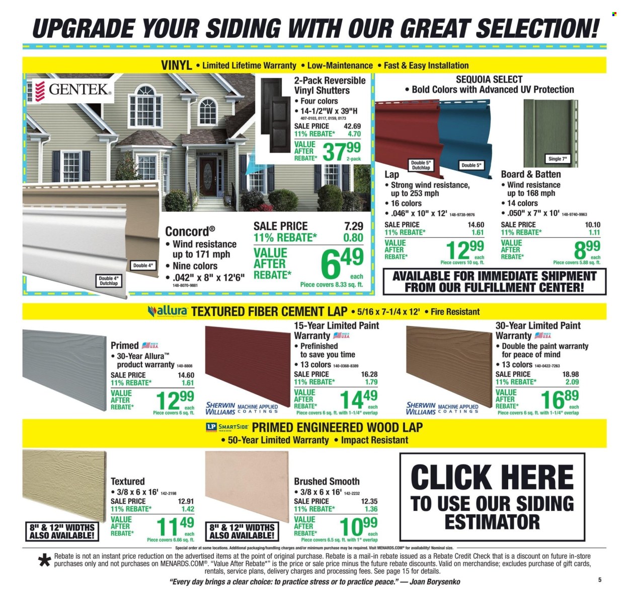 Menards ad  - 09.24.2026 - 10.04.2026. Page 6
