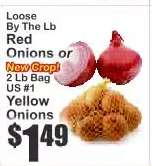 Red Onions or Yellow Onions