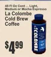 LA COLOMBE COLD BREW COFFEE