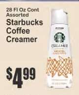 Starbucks Coffee Creamer