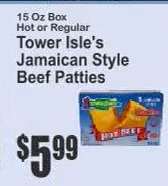 Tower Isle's Jamaican Style Beef Patties