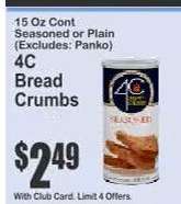 4C Bread Crumbs