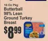 Butterball 98% Lean Ground Turkey Breast