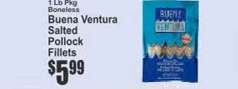 Buena Ventura Salted Pollock Fillets