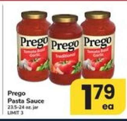 Prego Pasta Sauce