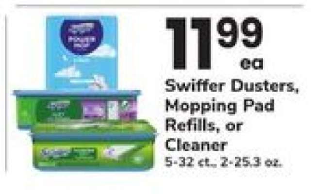 Swiffer Dusters, Mopping Pad Refills, or Cleaner