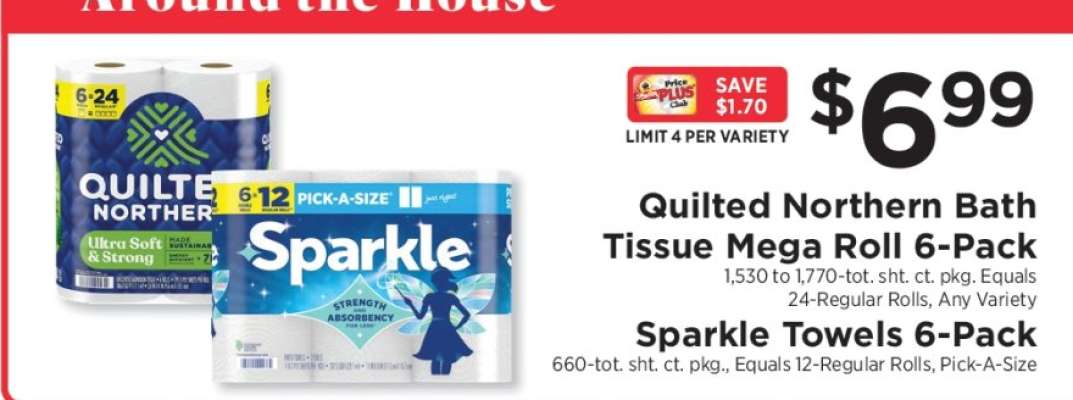 Quilted Northern Bath Tissue Mega Roll 6-Pack