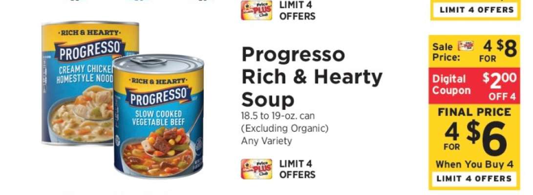 Progresso Rich & Hearty Soup