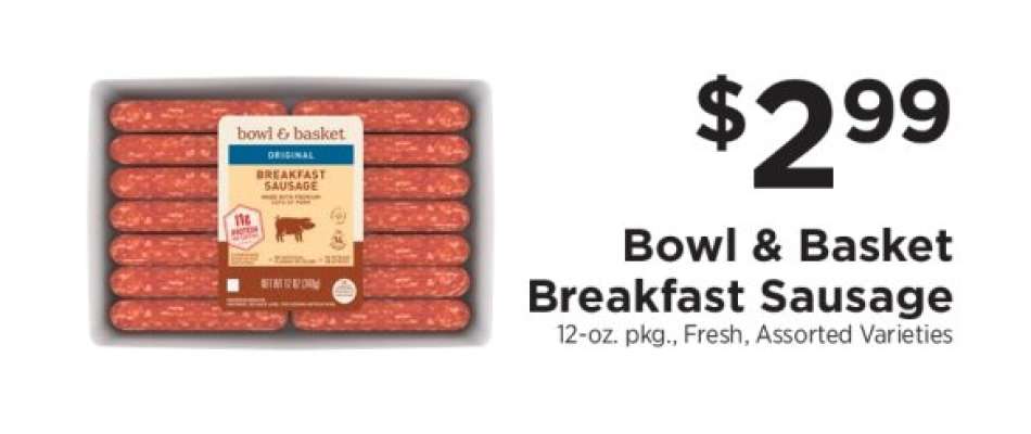Bowl & Basket Breakfast Sausage