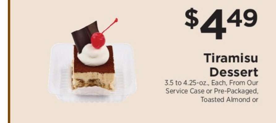 Tiramisu Dessert