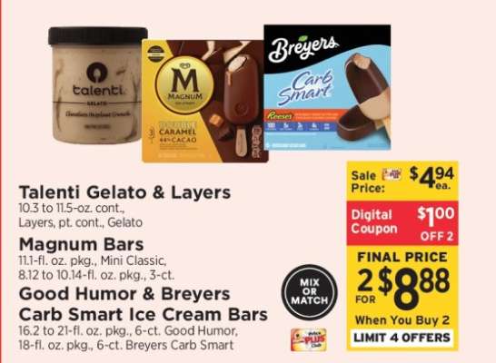 Good Humor & Breyers Carb Smart Ice Cream Bars
