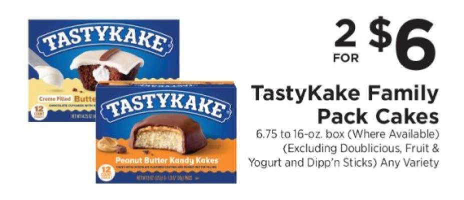 TastyKake Family Pack Cakes