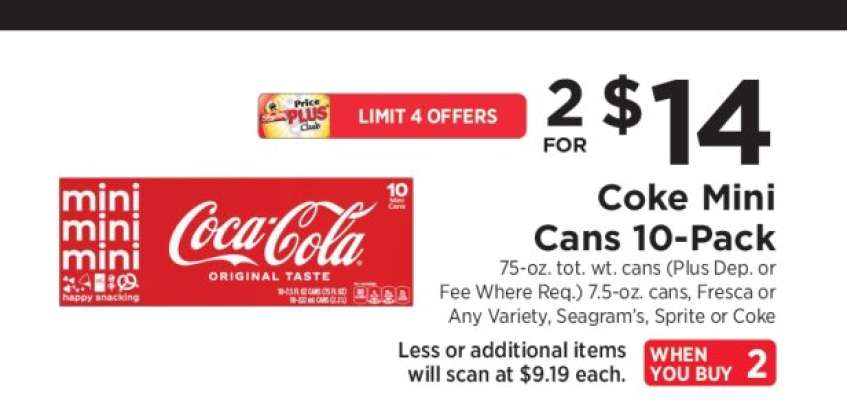 Coke Mini Cans 10-Pack