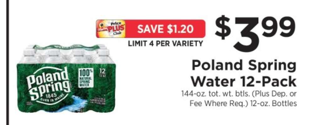 Poland Spring Water 12-Pack