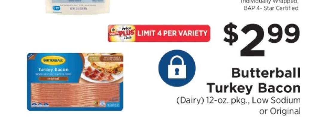 Butterball Turkey Bacon