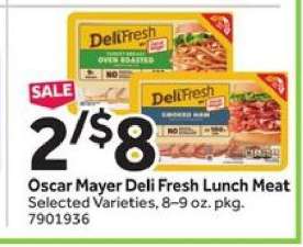 Oscar Mayer Deli Fresh Lunch Meat