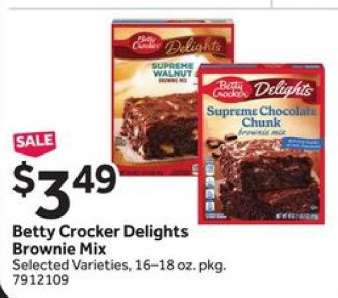 Betty Crocker Delights Brownie Mix