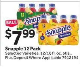 Snapple 12 Pack