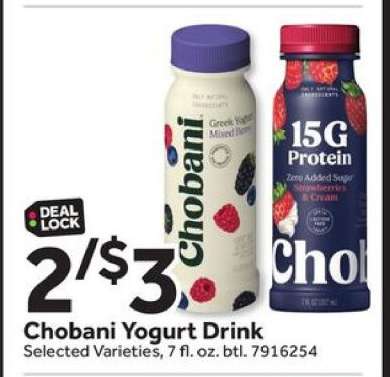 Chobani Yogurt Drink