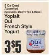 Yoplait Oui French Style Yogurt