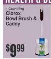 Clorox Bowl Brush & Caddy