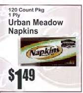 Urban Meadow Napkins