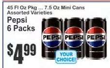 Pepsi 6 Packs