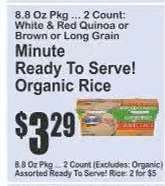 Minute Ready To Serve! Organic Rice