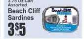 Beach Cliff Sardines