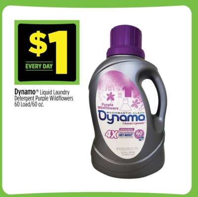 Dynamo Liquid Laundry Detergent Purple Wildflowers