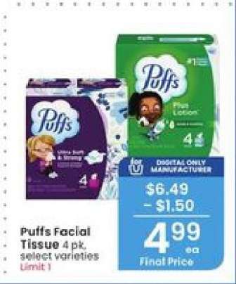 Puffs Facial Tissue*