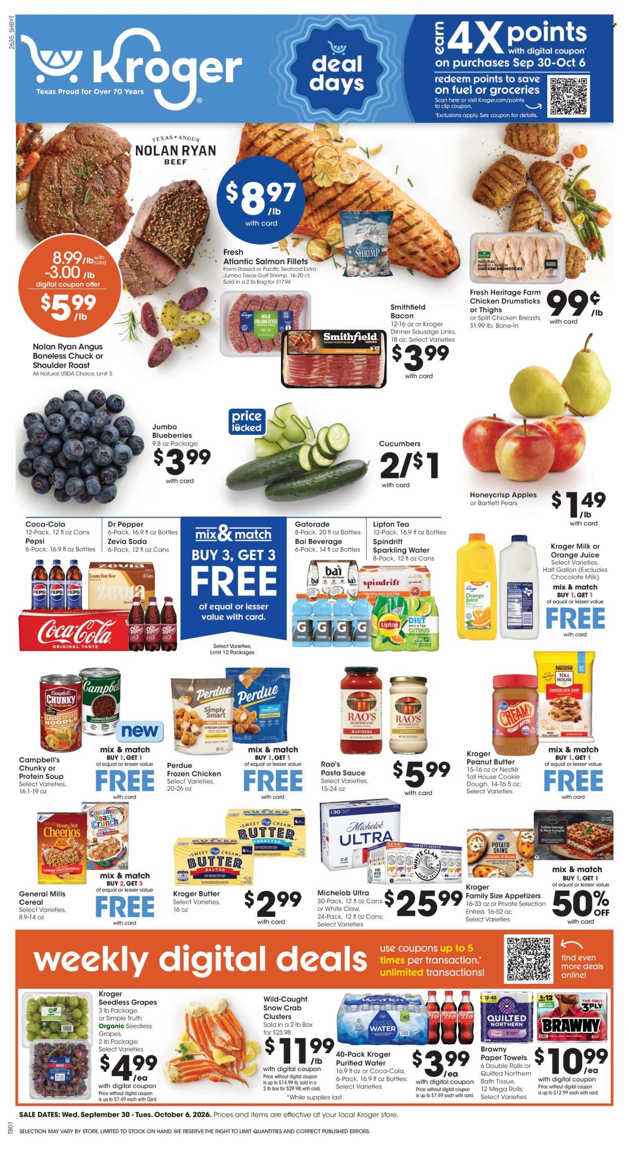 Kroger ad  - 09.30.2026 - 10.06.2026. Page 1