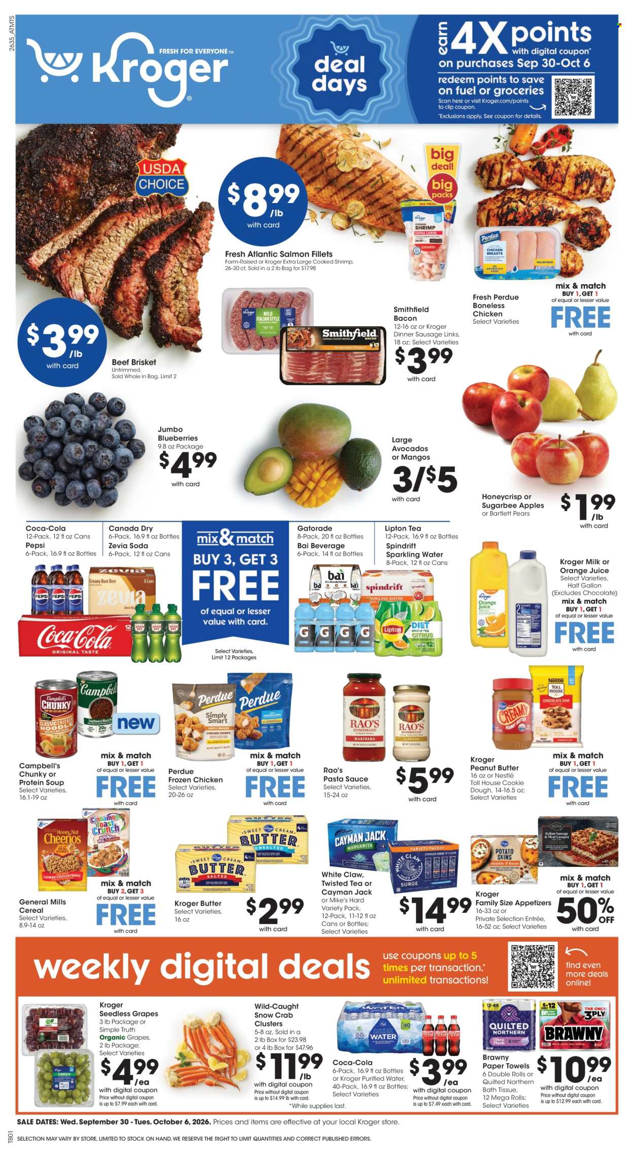 Kroger ad  - 09.30.2026 - 10.06.2026. Page 1