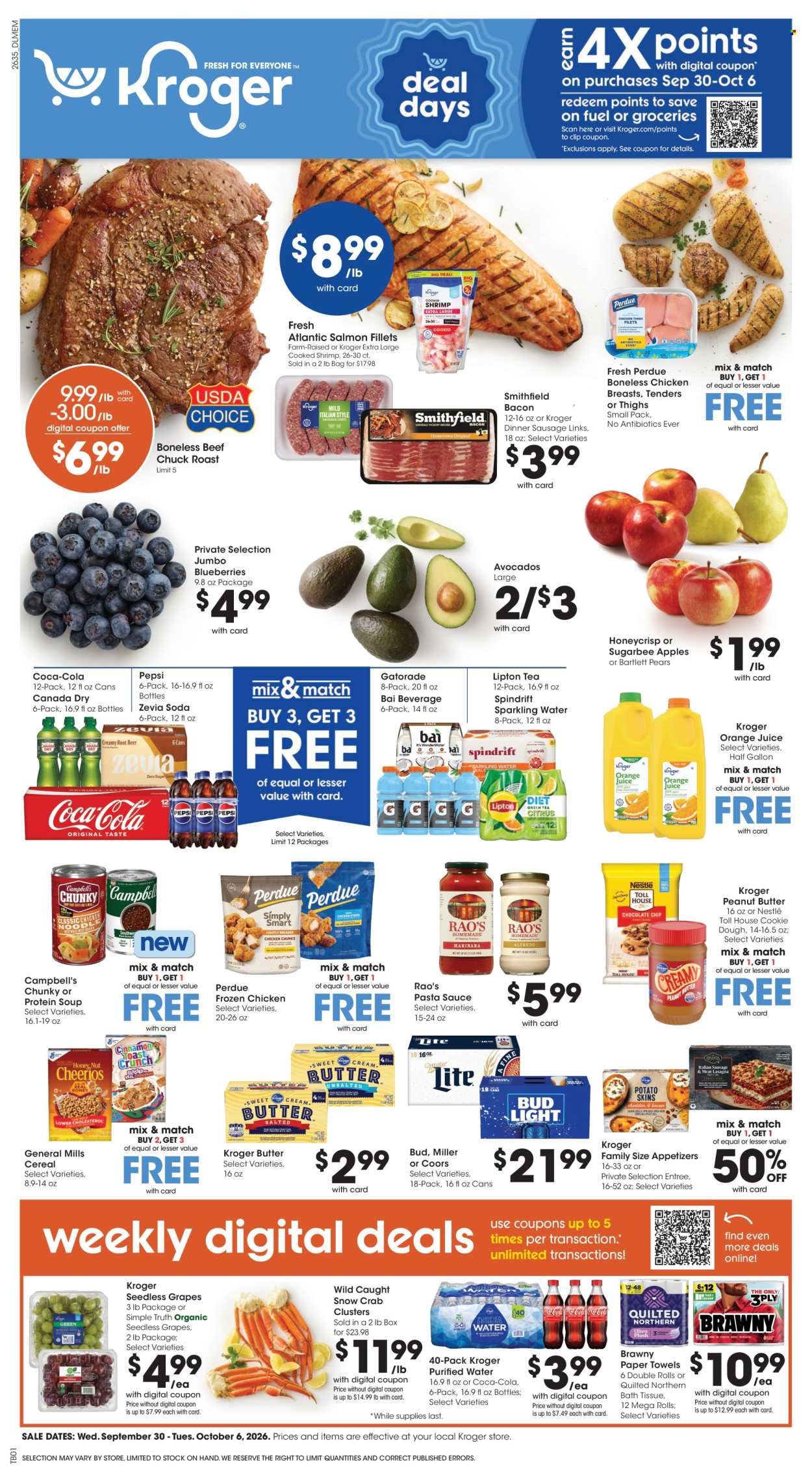 Kroger ad  - 09.30.2026 - 10.06.2026. Page 1