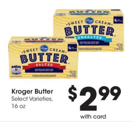 Kroger Butter