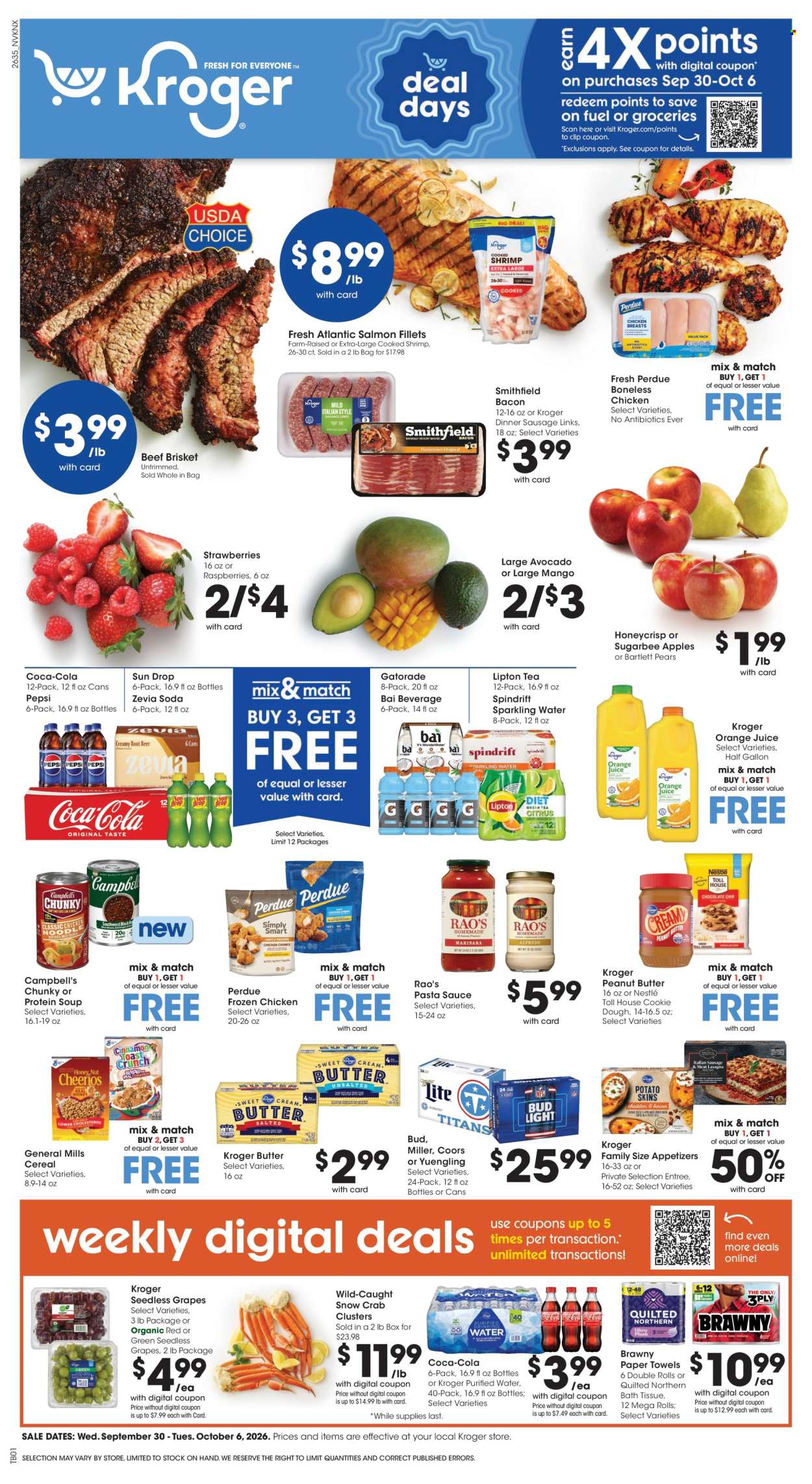 Kroger ad  - 09.30.2026 - 10.06.2026. Page 1