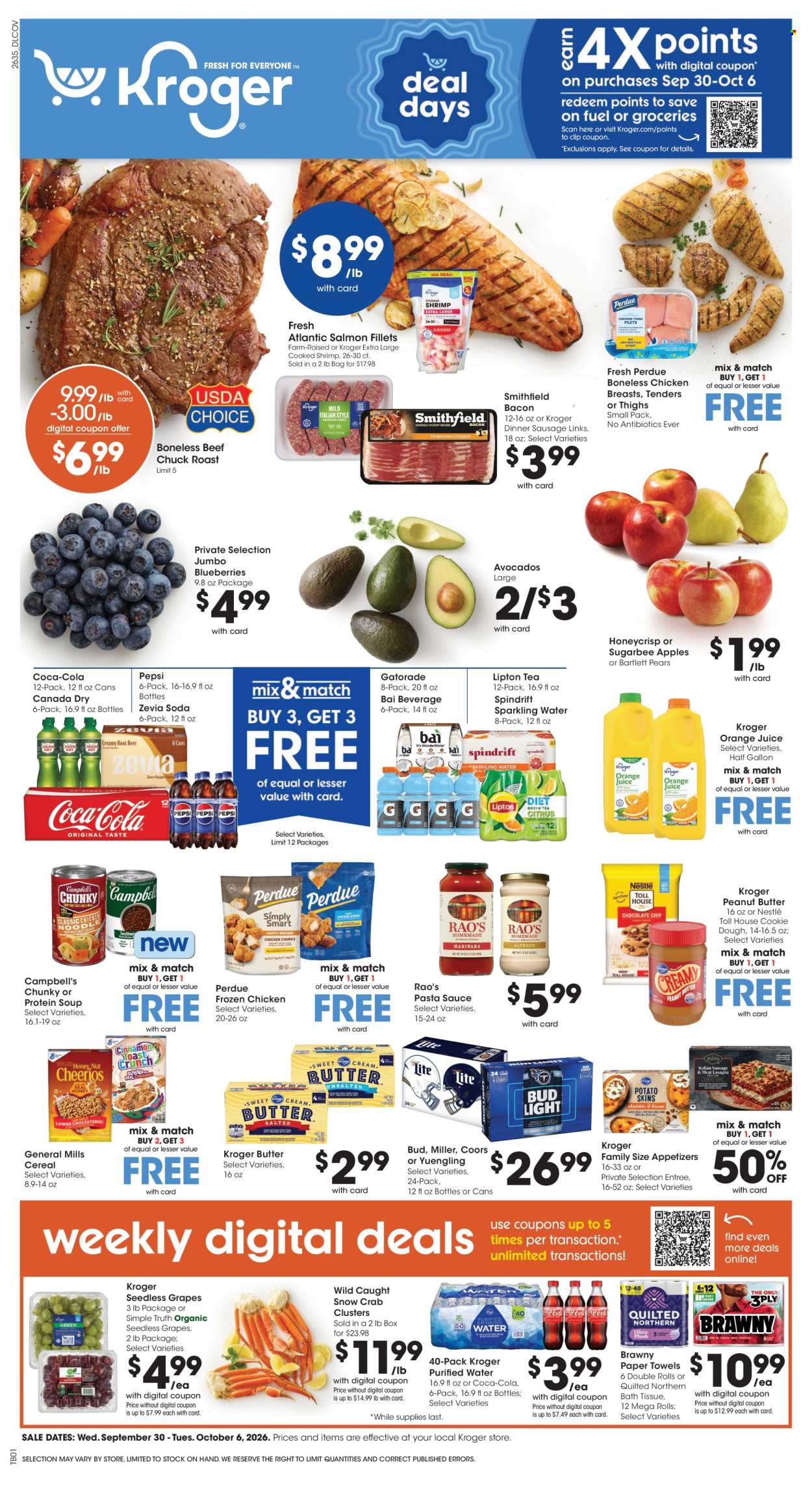 Kroger ad  - 09.30.2026 - 10.06.2026. Page 1
