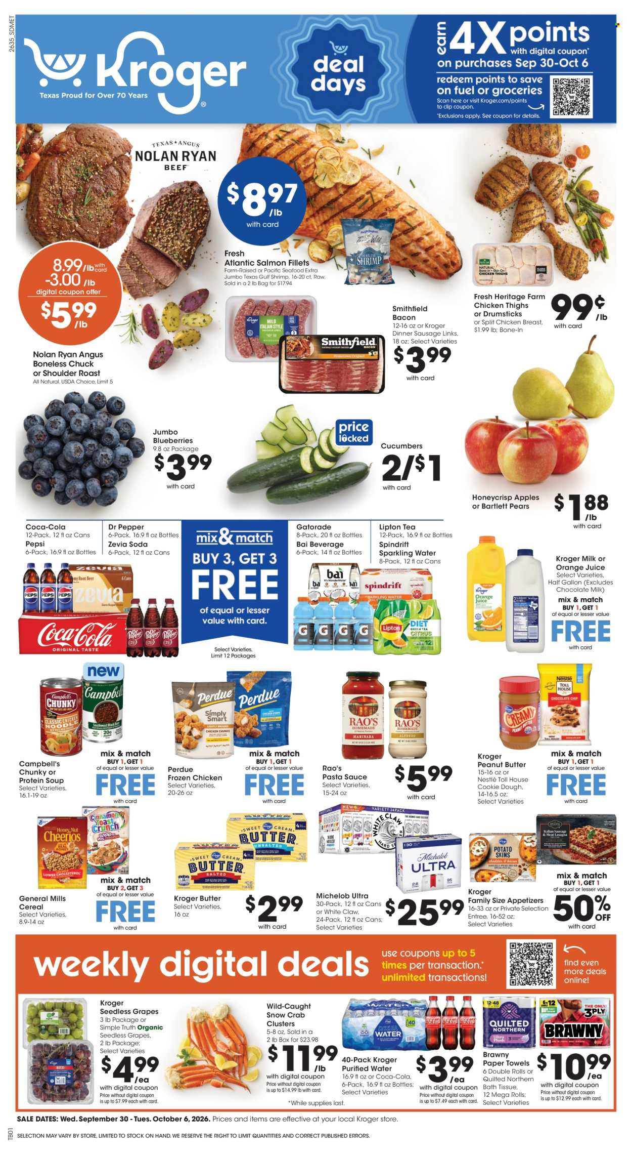 Kroger ad  - 09.30.2026 - 10.06.2026. Page 1