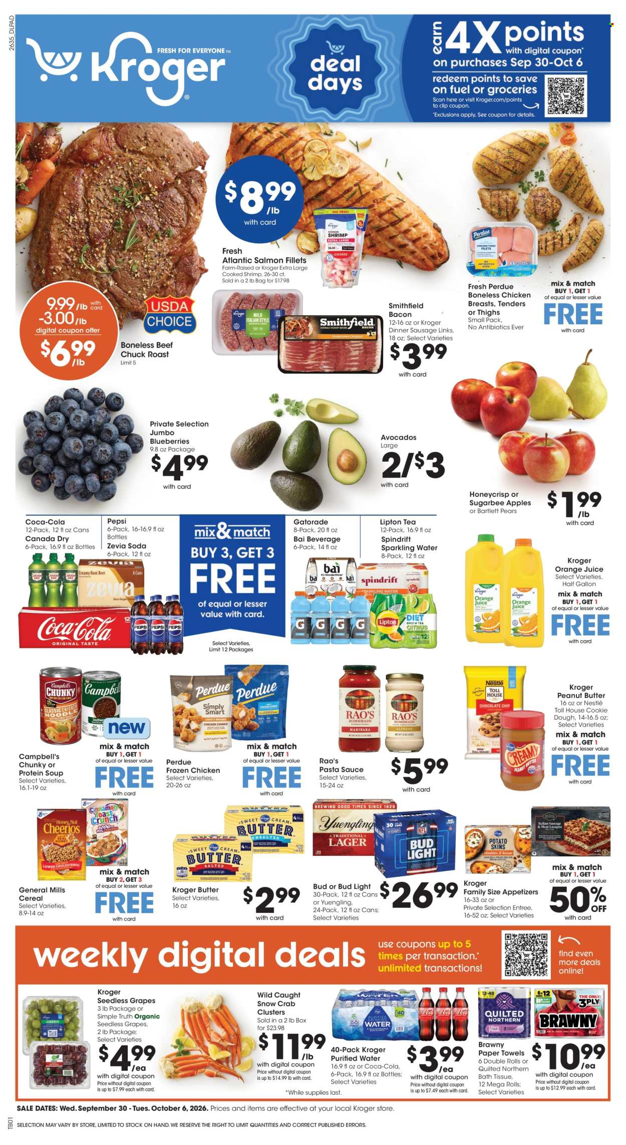 Kroger ad  - 09.30.2026 - 10.06.2026. Page 1