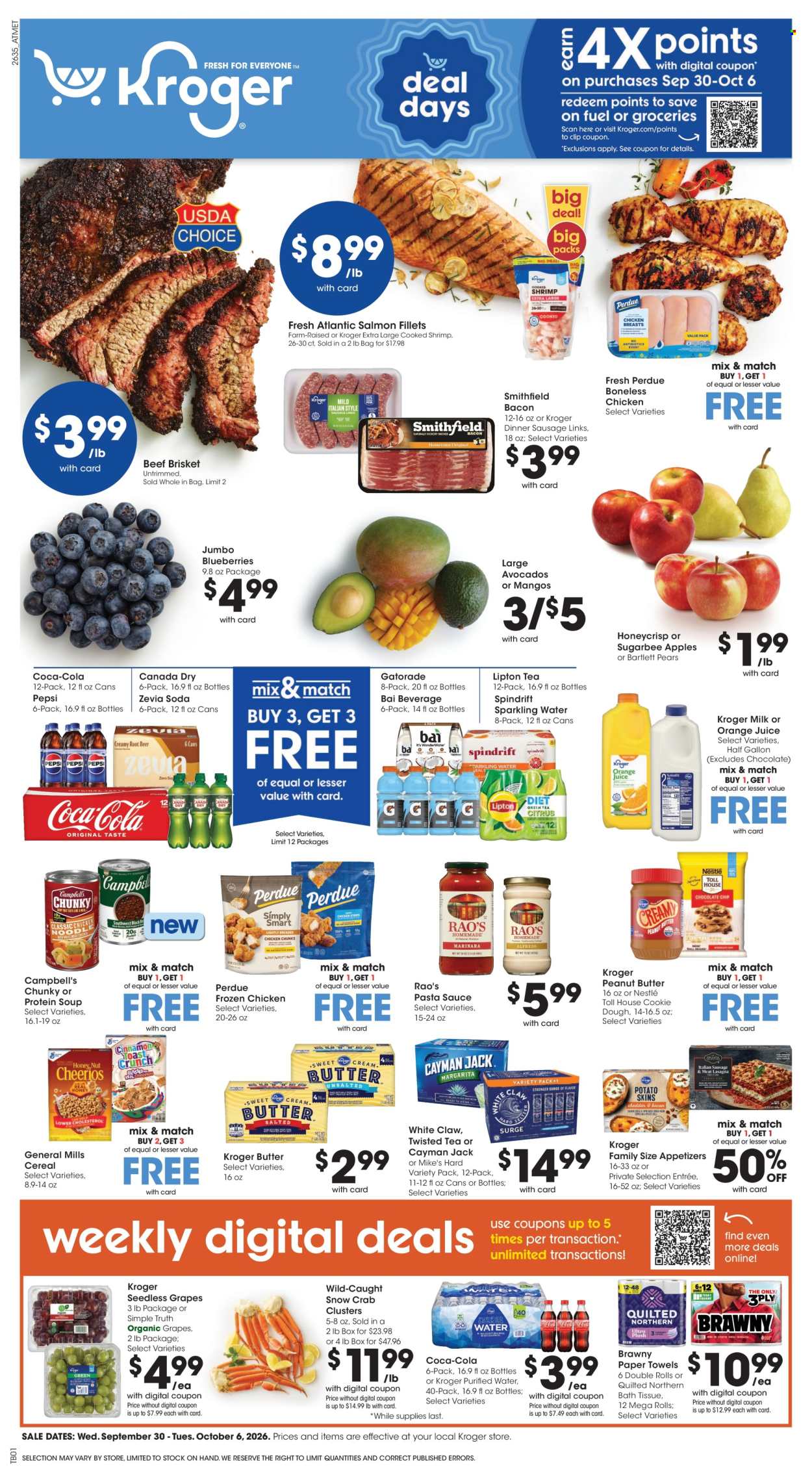 Kroger ad  - 09.30.2026 - 10.06.2026. Page 1