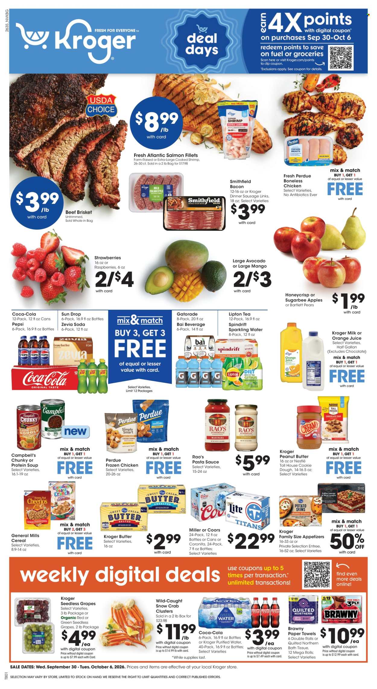Kroger ad  - 09.30.2026 - 10.06.2026. Page 1