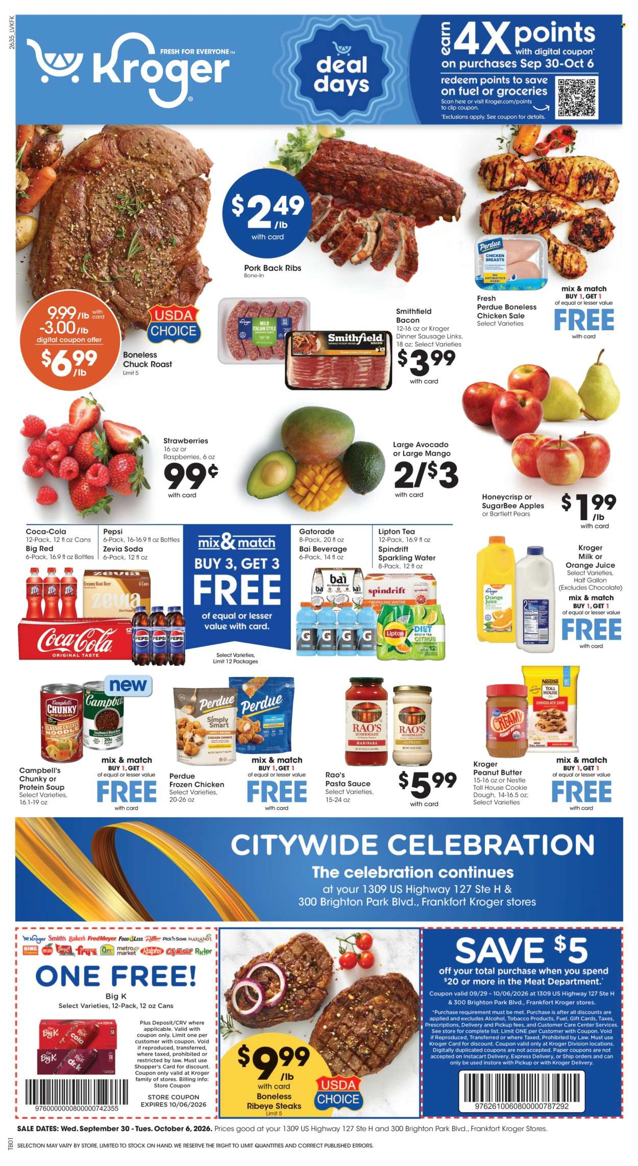 Kroger ad  - 09.30.2026 - 10.06.2026. Page 1