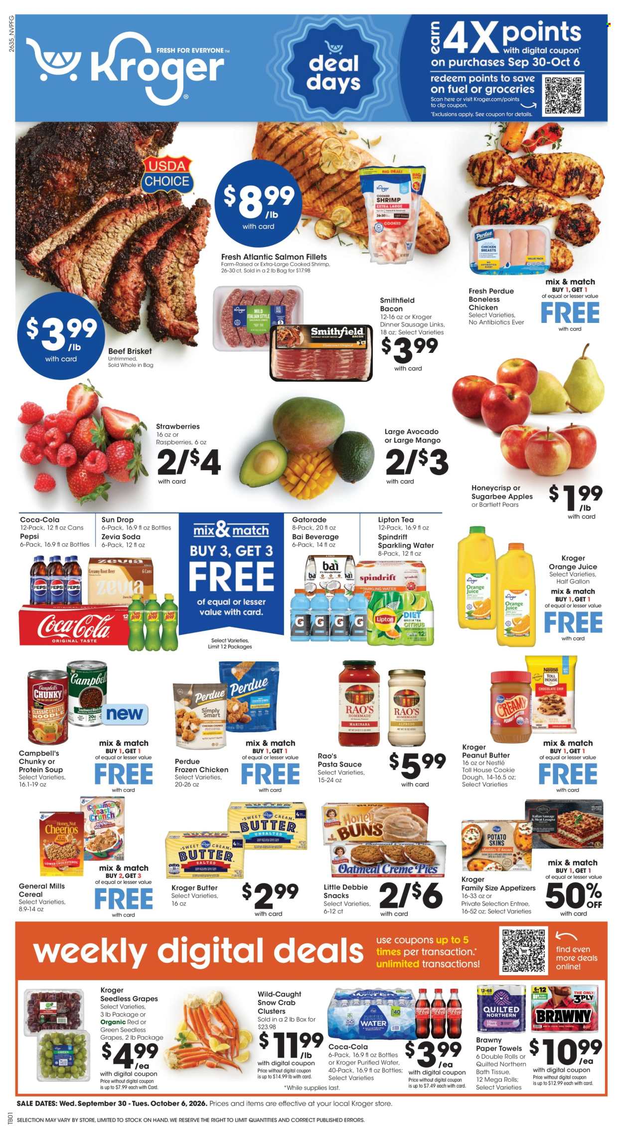 Kroger ad  - 09.30.2026 - 10.06.2026. Page 1
