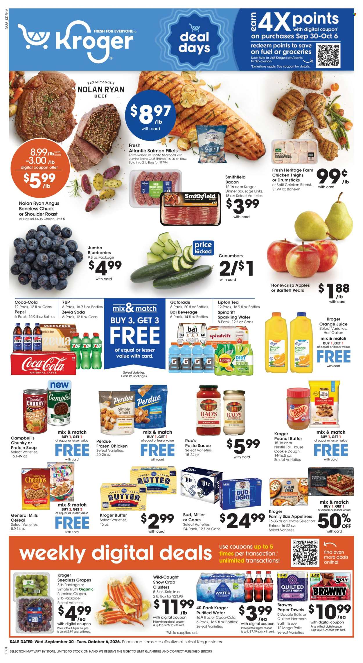 Kroger ad  - 09.30.2026 - 10.06.2026. Page 1