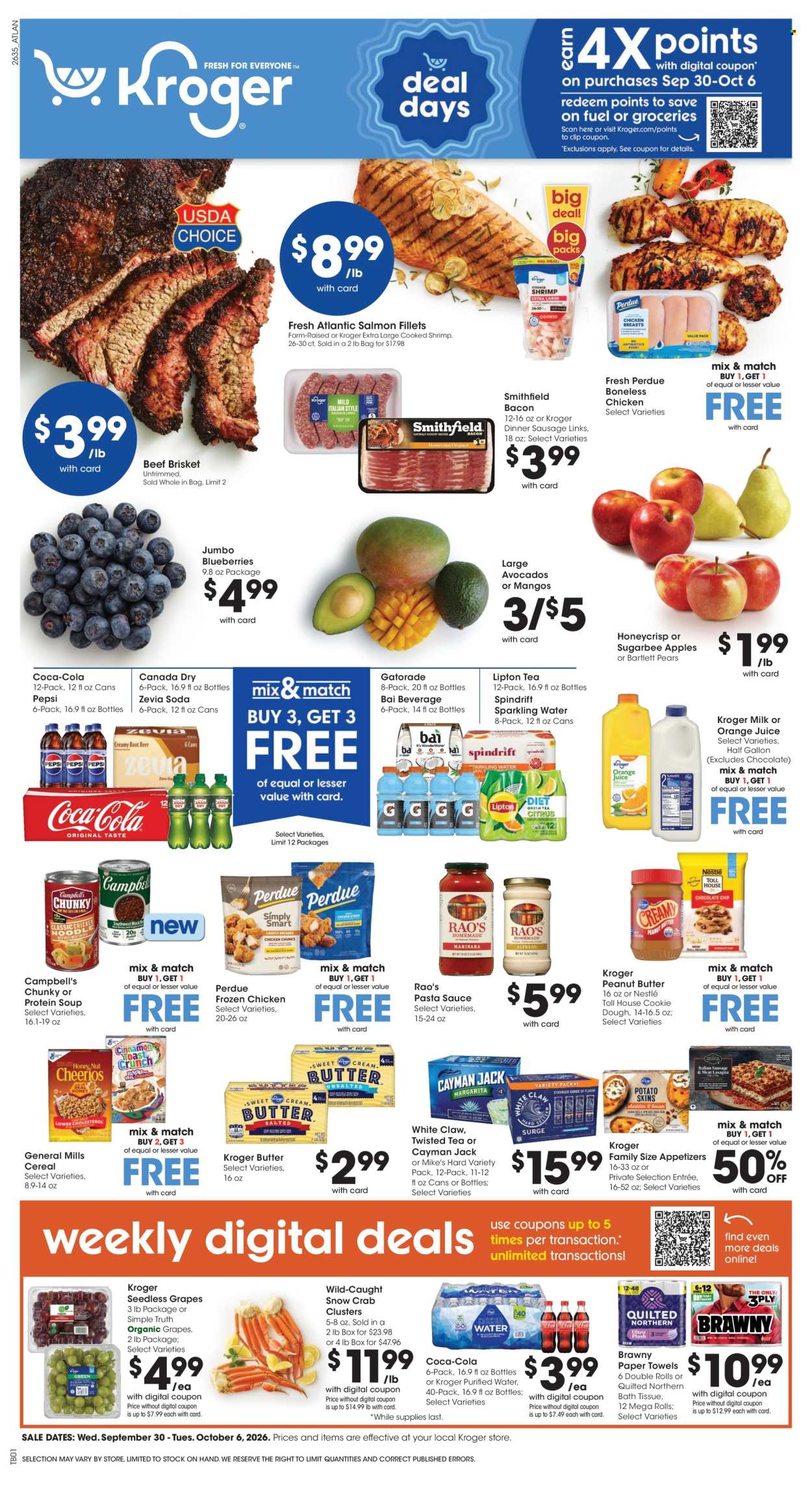 Kroger ad  - 09.30.2026 - 10.06.2026. Page 1